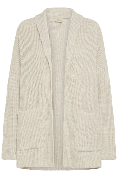 Fransa Beverly Ribbed Shawl Cardigan