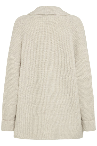 Fransa Beverly Ribbed Shawl Cardigan