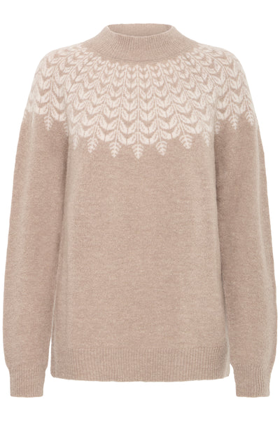 Fransa Isabella Fairisle Pattern Jumper