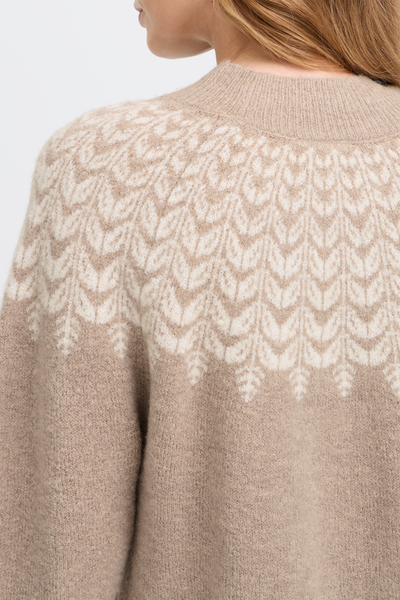 Fransa Isabella Fairisle Pattern Jumper