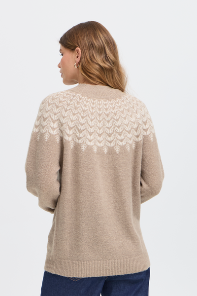 Fransa Isabella Fairisle Pattern Jumper