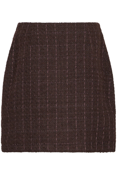 Fransa Odette Self Check Tweed Skirt