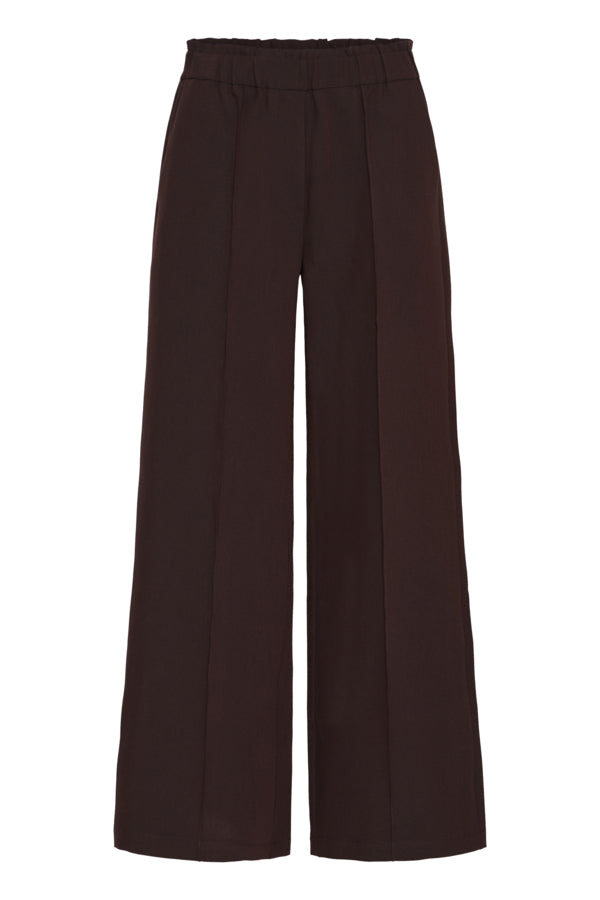 Fransa Abigail Pull On Wide Leg Trousers