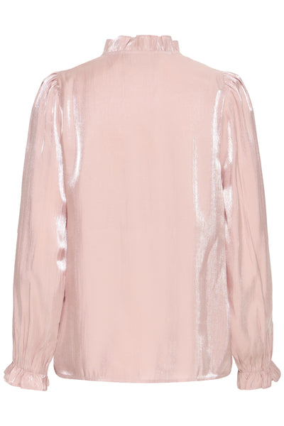 Fransa Yolanda V-Neck Shimmer Blouse