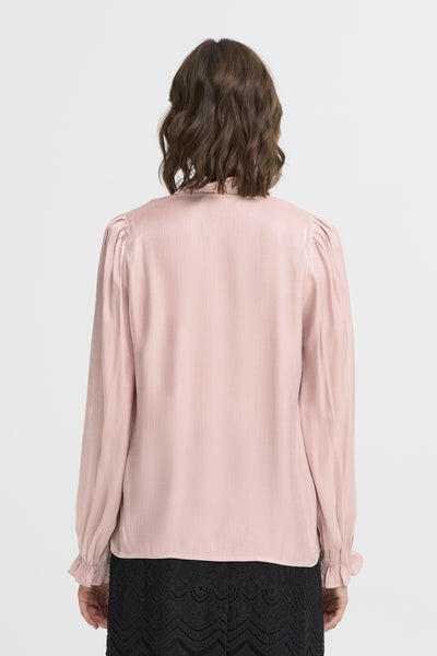 Fransa Yolanda V-Neck Shimmer Blouse