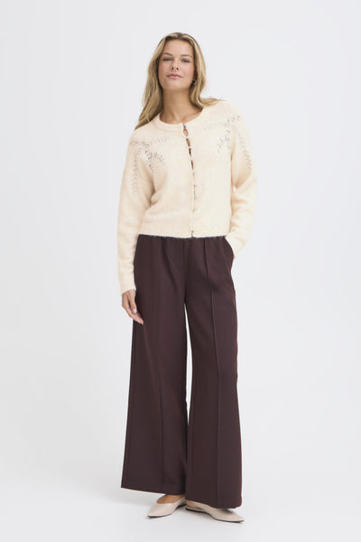 Fransa Kenda Floral Embellished Cardigan