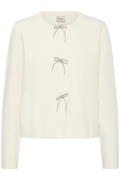 Fransa Sally Sparkle Bow Detail Cardigan
