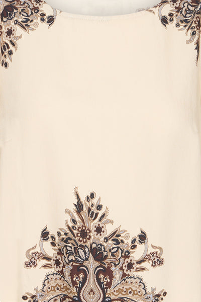 Fransa Adara Paisley Trim Blouse