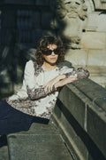Fransa Adara Paisley Trim Blouse