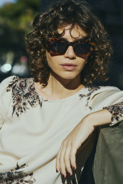 Fransa Adara Paisley Trim Blouse