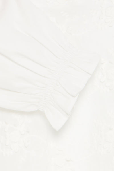 Fransa Obbie Broderie Anglaise Applique Floral Blouse