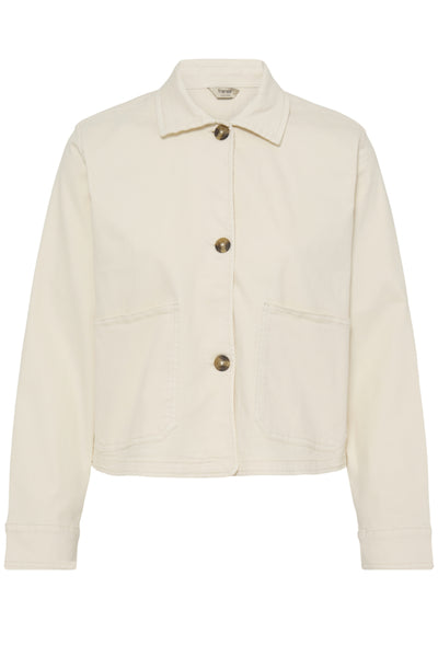 Fransa Twill Button Front Pocket Jacket