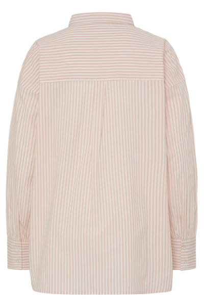 Fransa Za Soft Pink Stripe Shirt