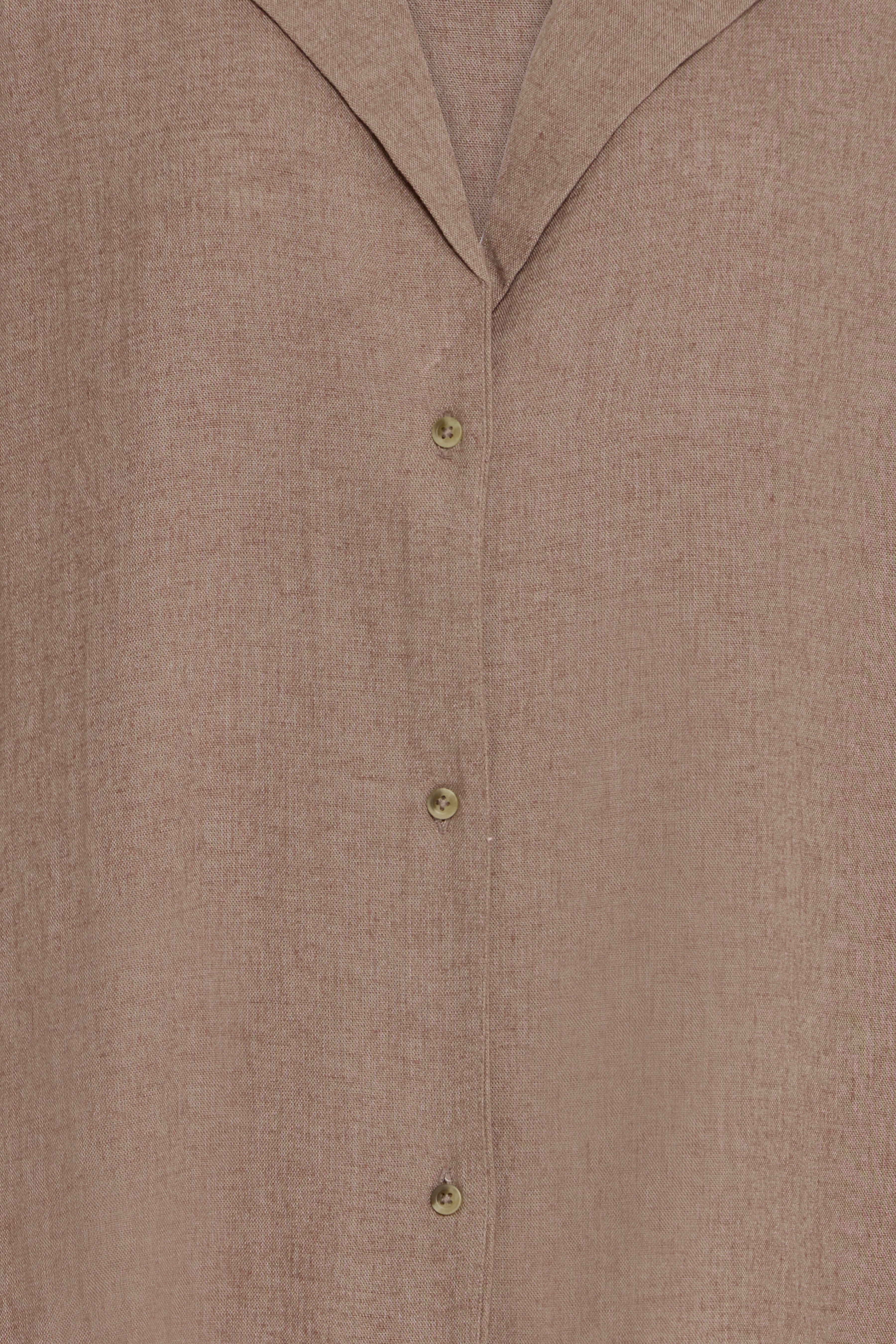 Fransa Jett Soft Linen Blend Button Front Shirt