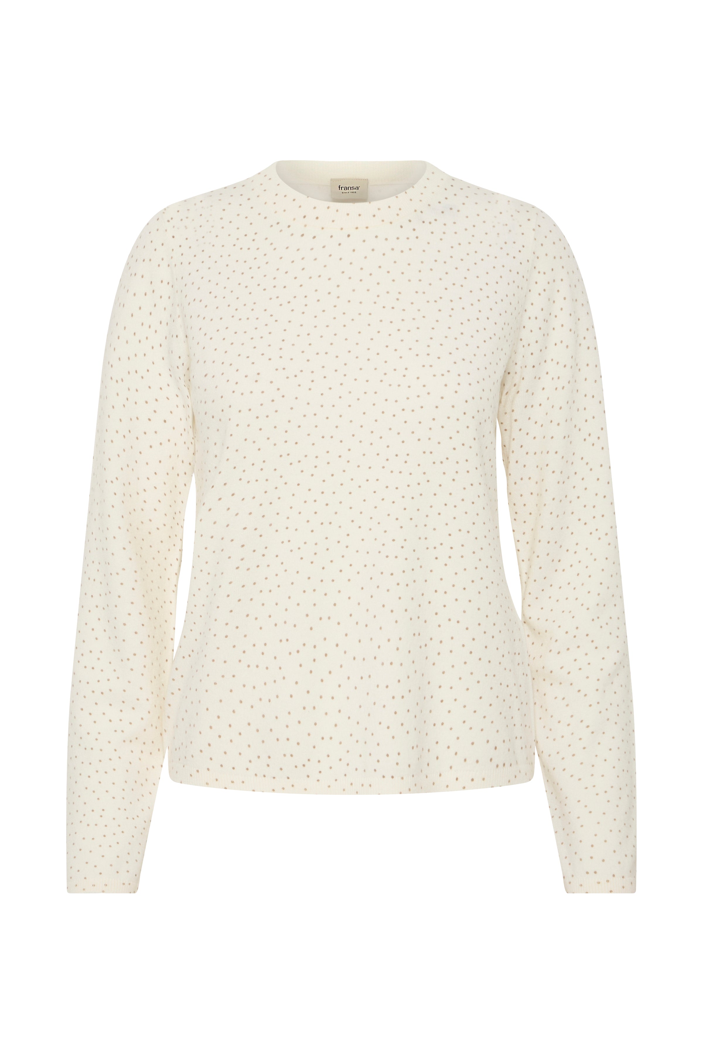 Fransa Malen Mini Polkadot Soft Knit Jumper