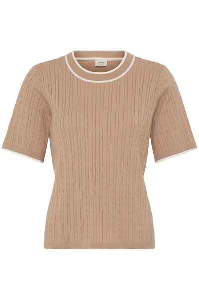 Fransa Lauren Contrast Edge Pullover