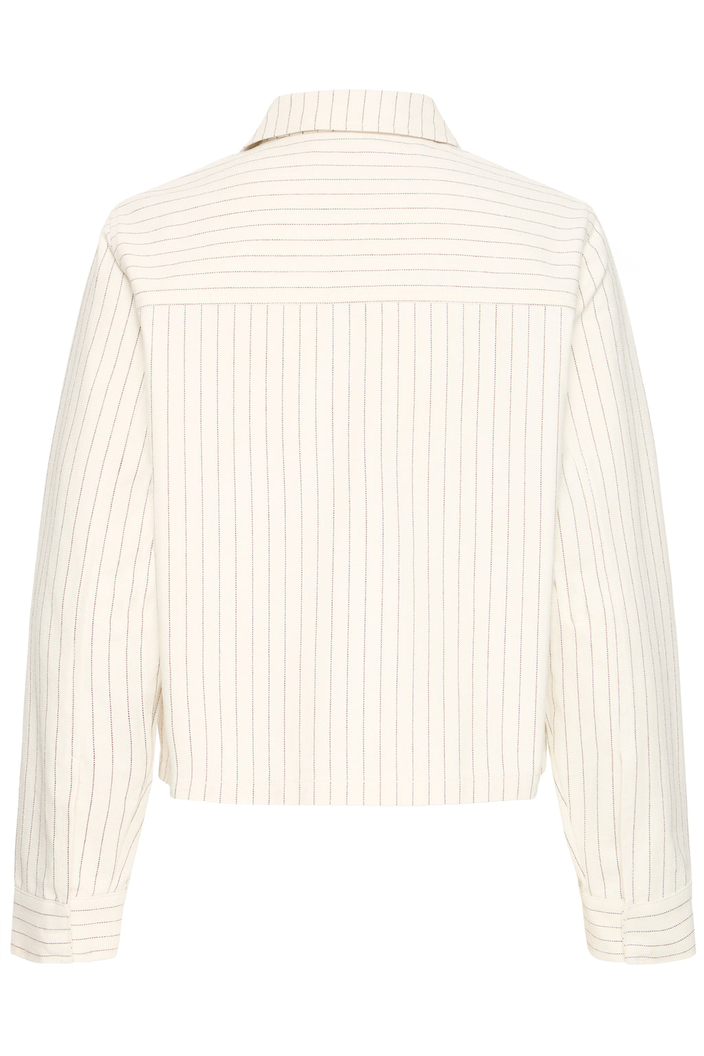 Fransa Inez Boxy Pinstripe Zip Jacket