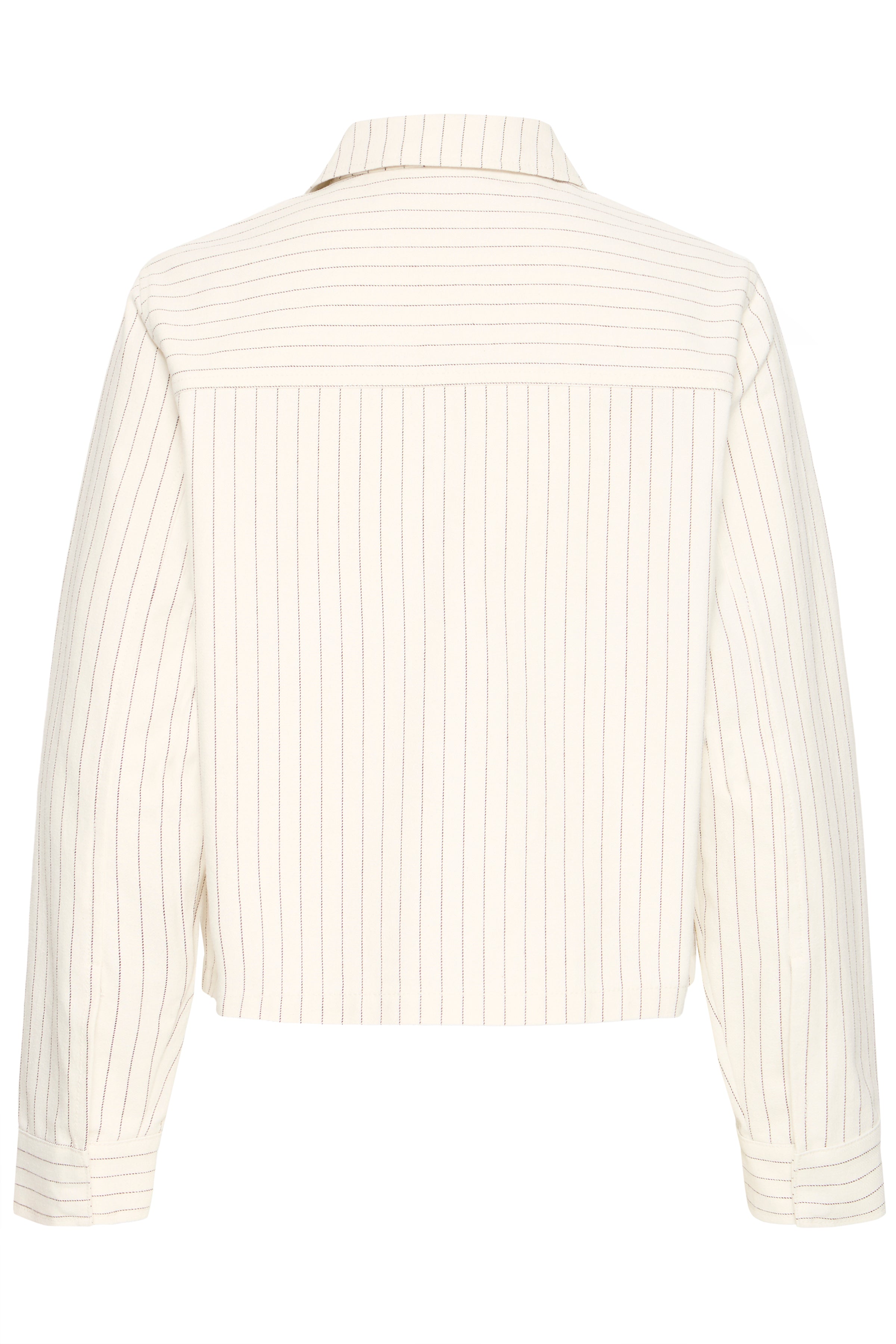 Fransa Inez Boxy Pinstripe Zip Jacket