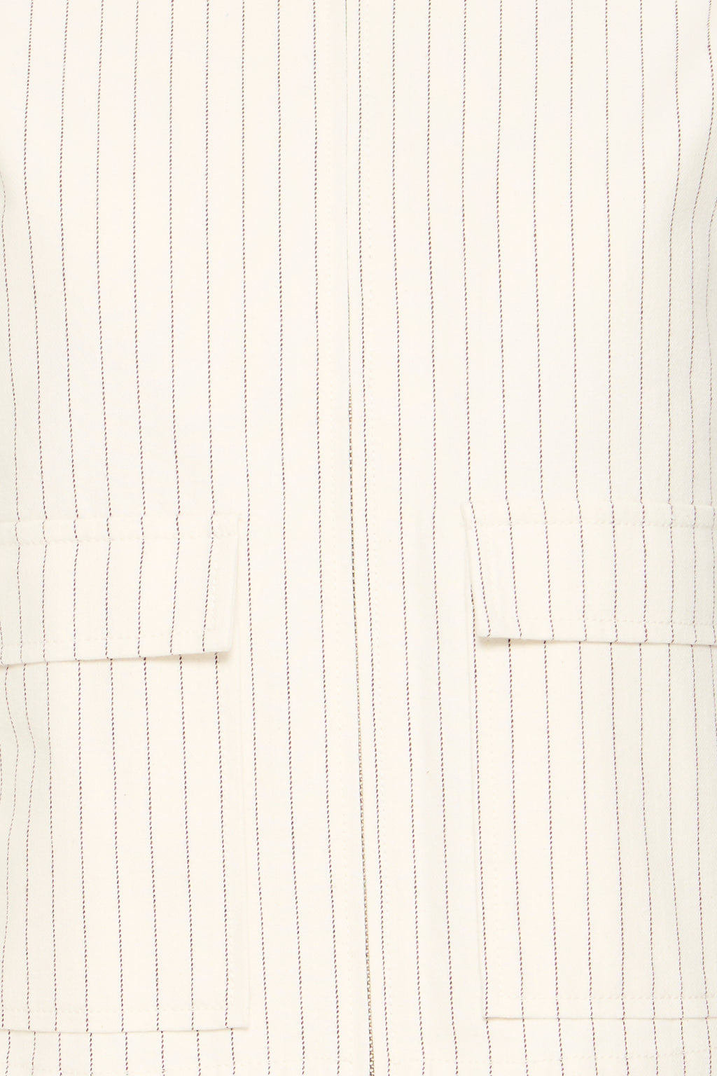 Fransa Inez Boxy Pinstripe Zip Jacket