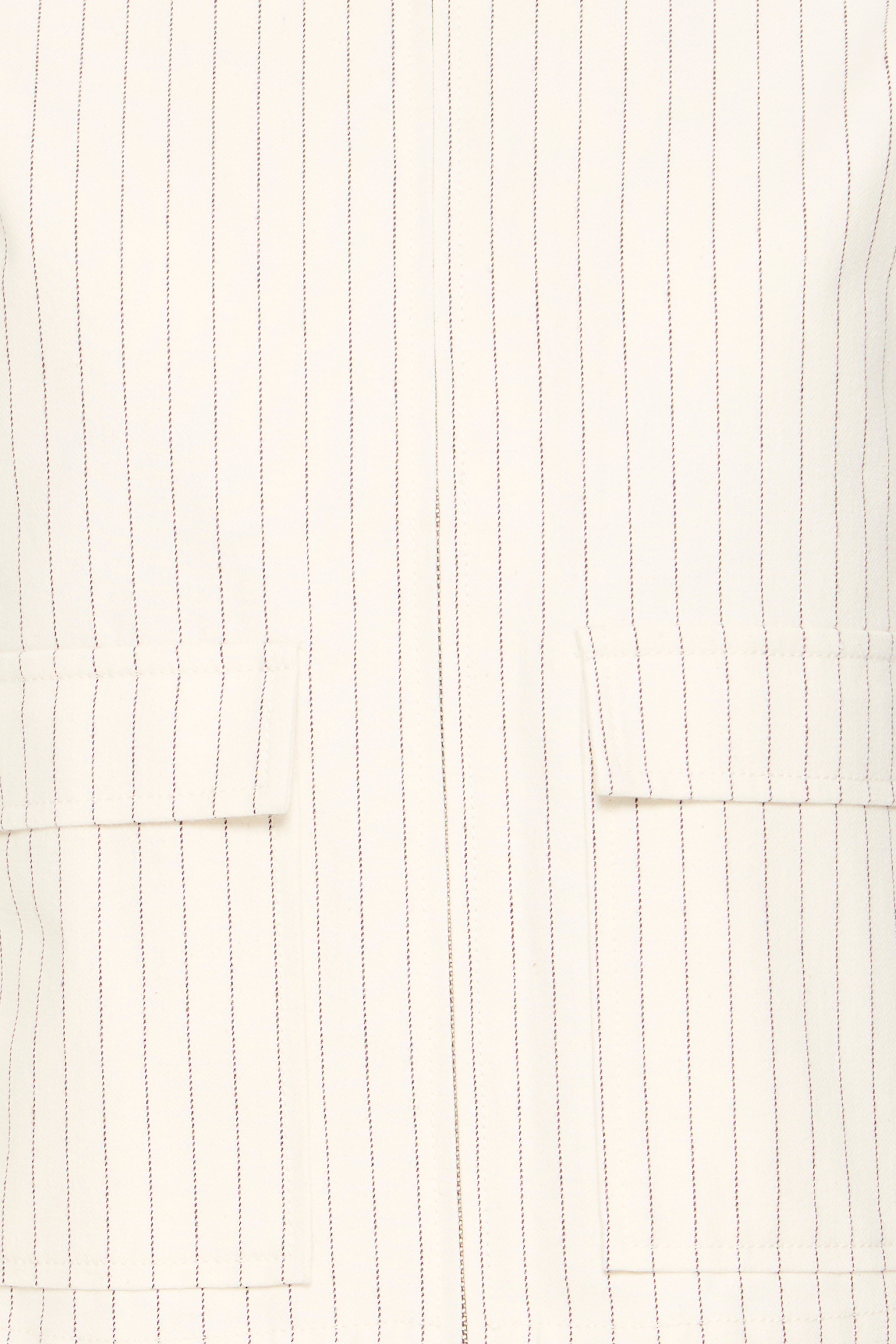 Fransa Inez Boxy Pinstripe Zip Jacket
