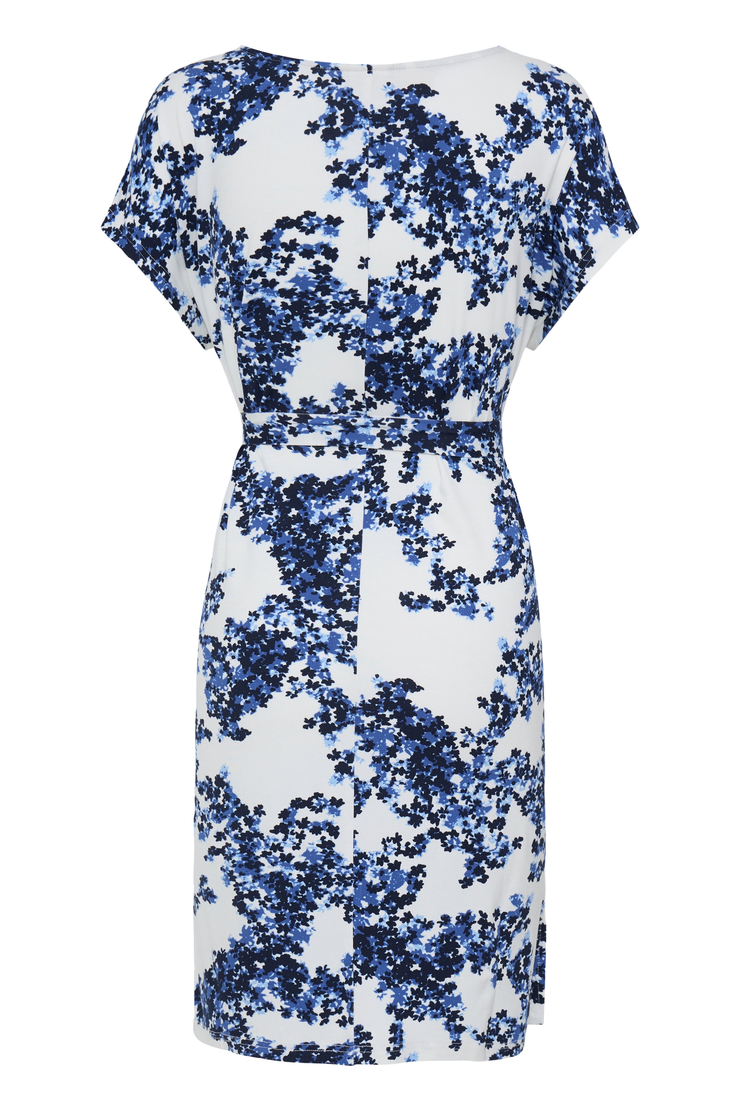 Fransa Amy Floral Pattern Tie Waist Dress
