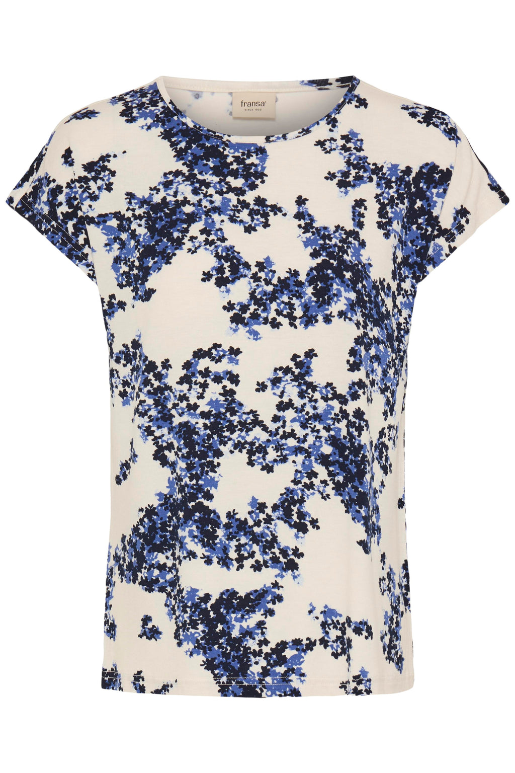 Fransa Amy Floral Pattern T-Shirt