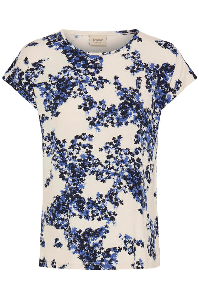 Fransa Amy Floral Pattern T-Shirt