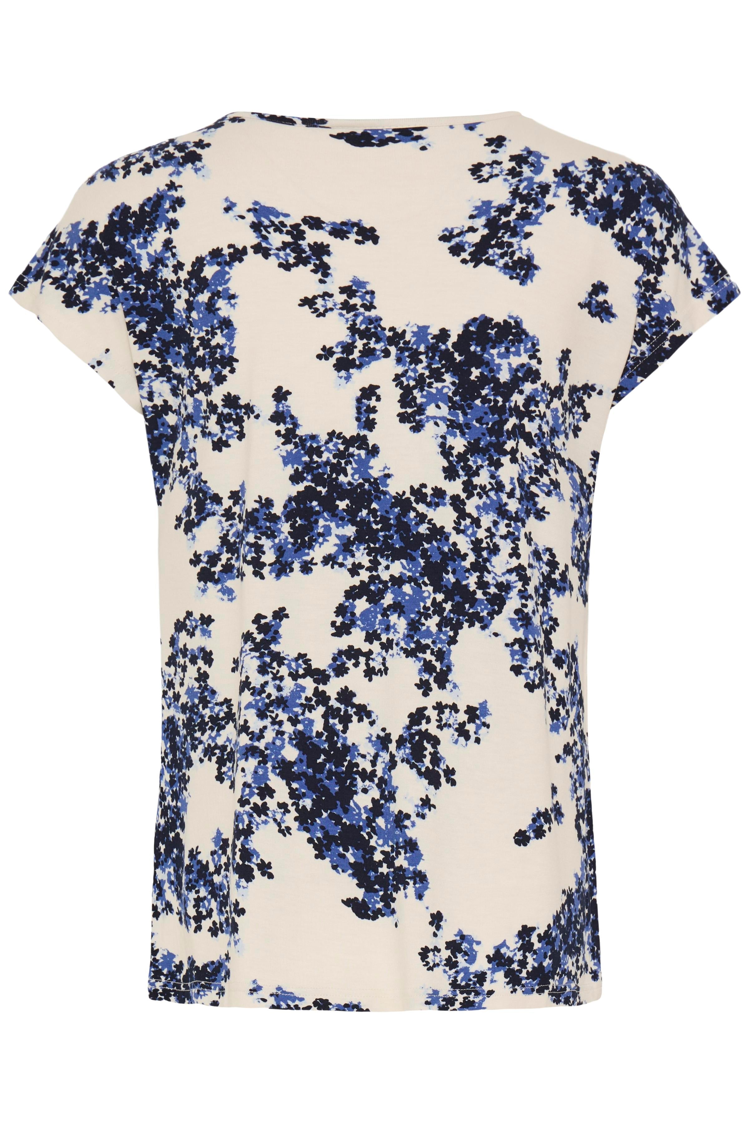 Fransa Amy Floral Pattern T-Shirt