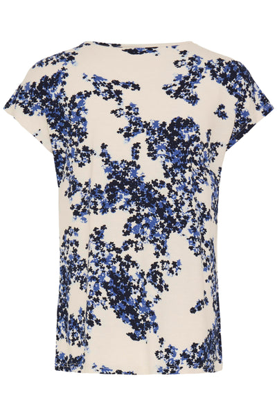 Fransa Amy Floral Pattern T-Shirt