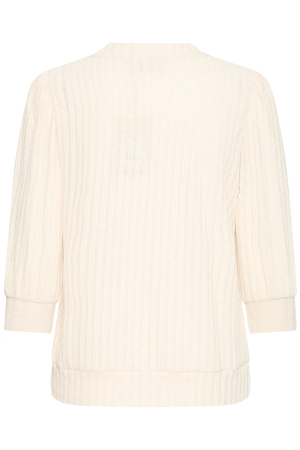 Fransa Damia Ribbed Knit T-Shirt