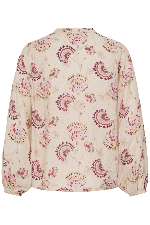 Fransa Kalia Floral Print Button Front Shirt