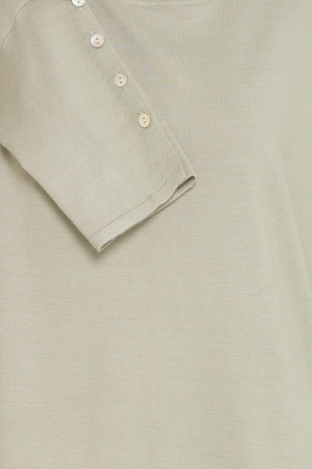 Fransa Besmock Knitted Button Detail Top