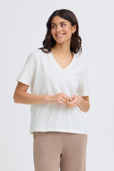 Fransa Feba V Neck T-Shirt