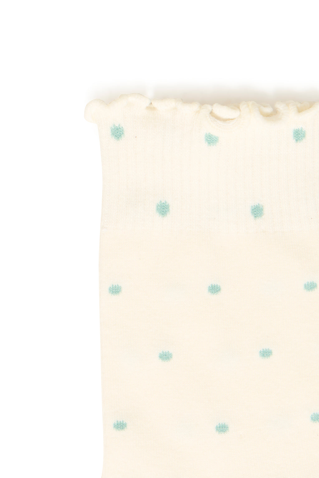 Fransa Sina Socks - Green Polkadot & Floral