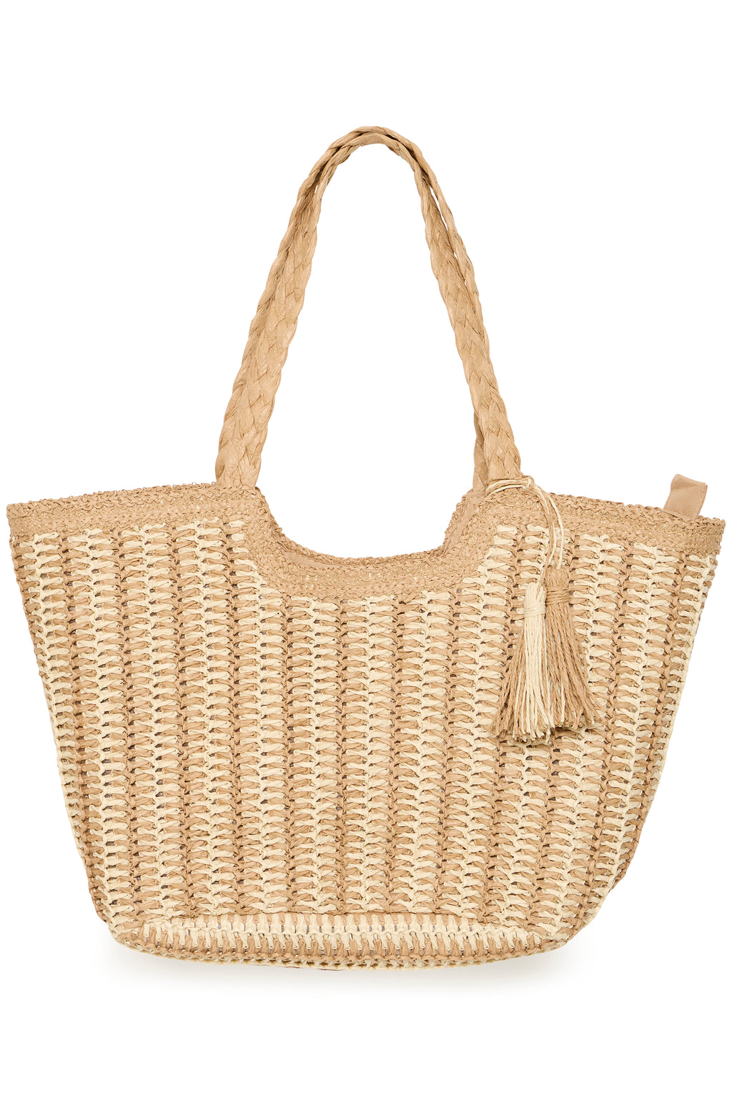 Fransa Paola Woven Tote Shopper Bag