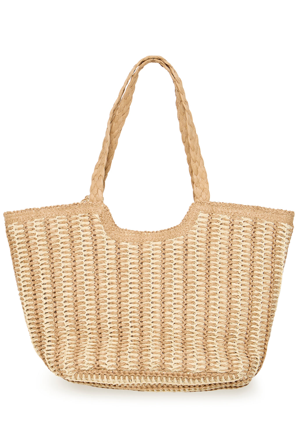 Fransa Paola Woven Tote Shopper Bag