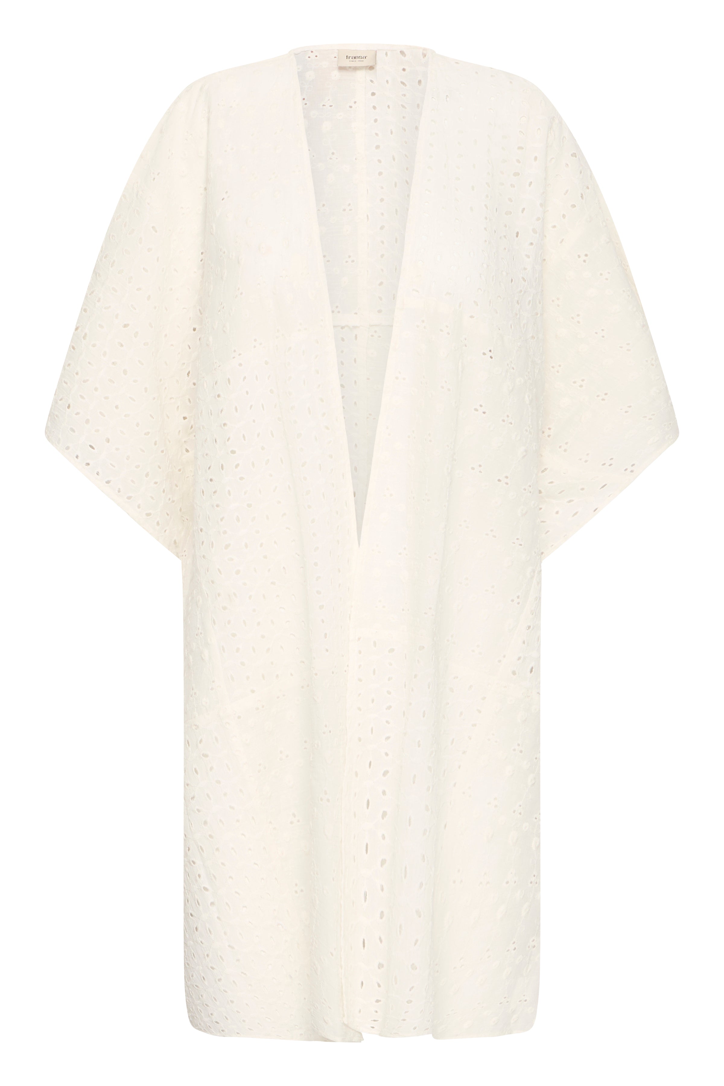 Fransa Cellina Broderie Anglaise Cotton Kaftan