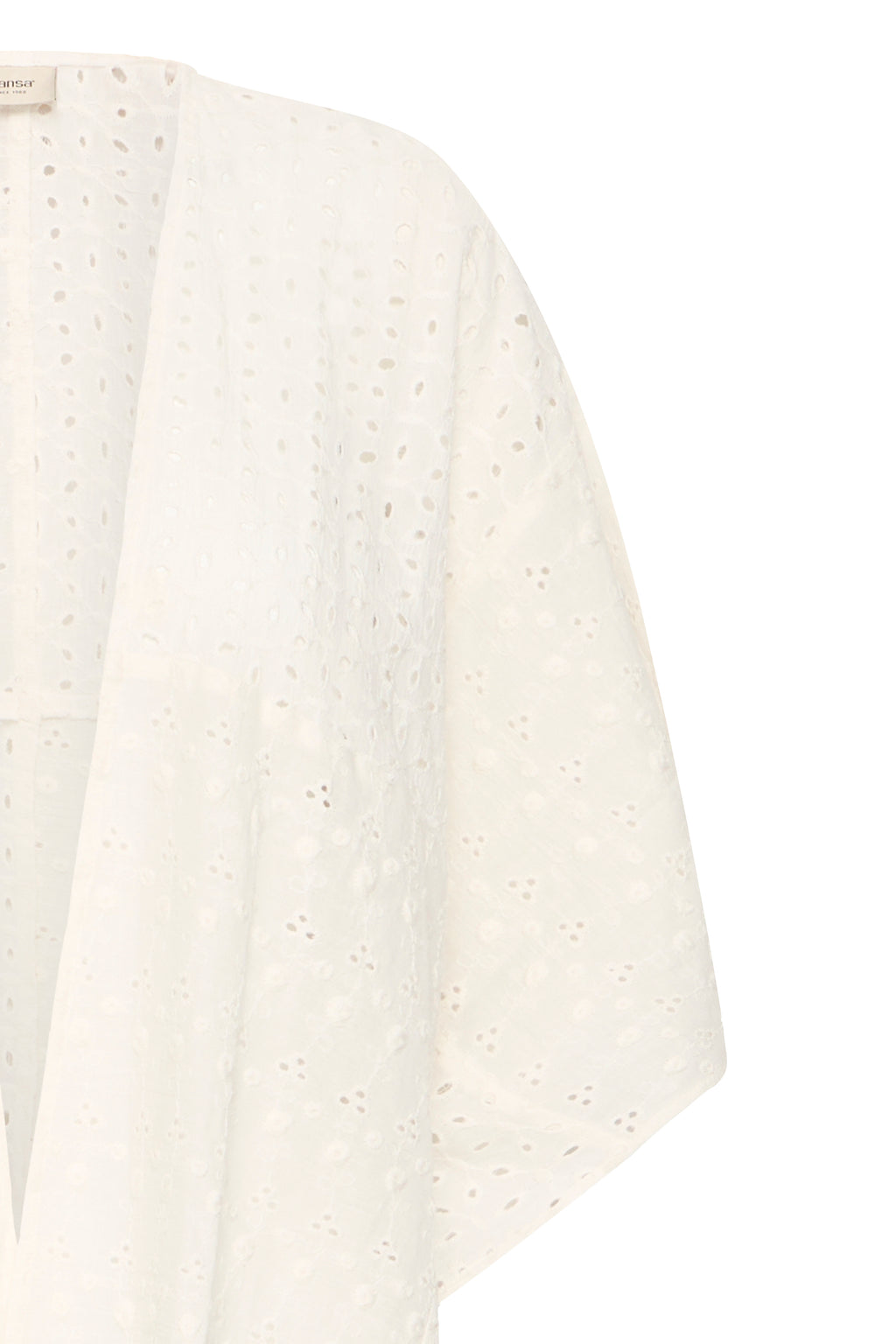 Fransa Cellina Broderie Anglaise Cotton Kaftan