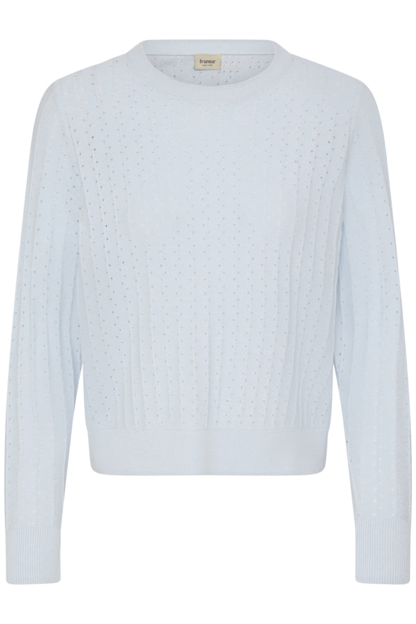 Fransa Vanessa Perforated Pointelle Dot Jumper