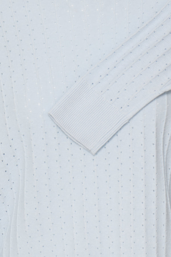 Fransa Vanessa Perforated Pointelle Dot Jumper