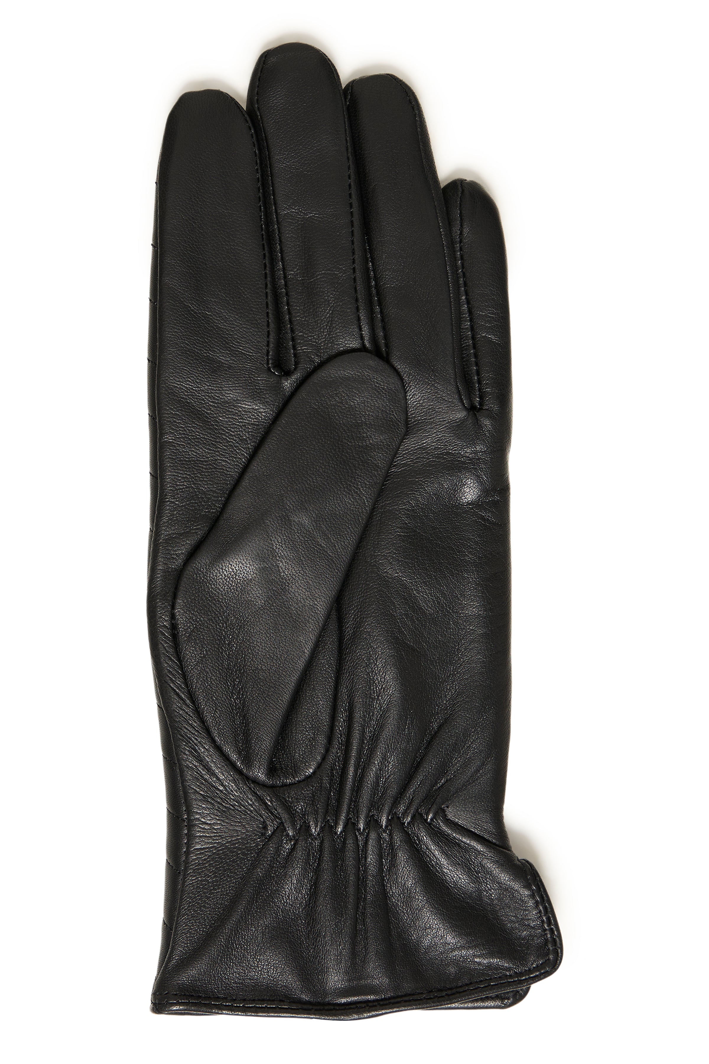 Fransa Suni Chevron Stitching Leather Gloves