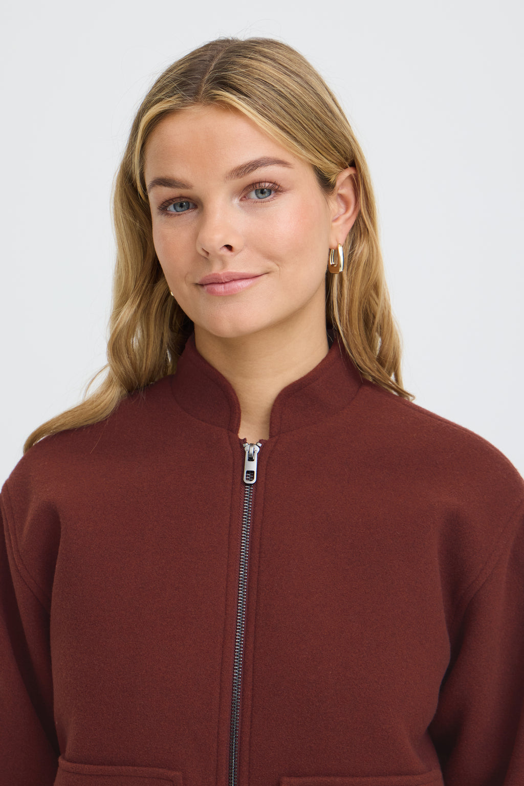 Fransa Joa Pocket Front Bomber Jacket