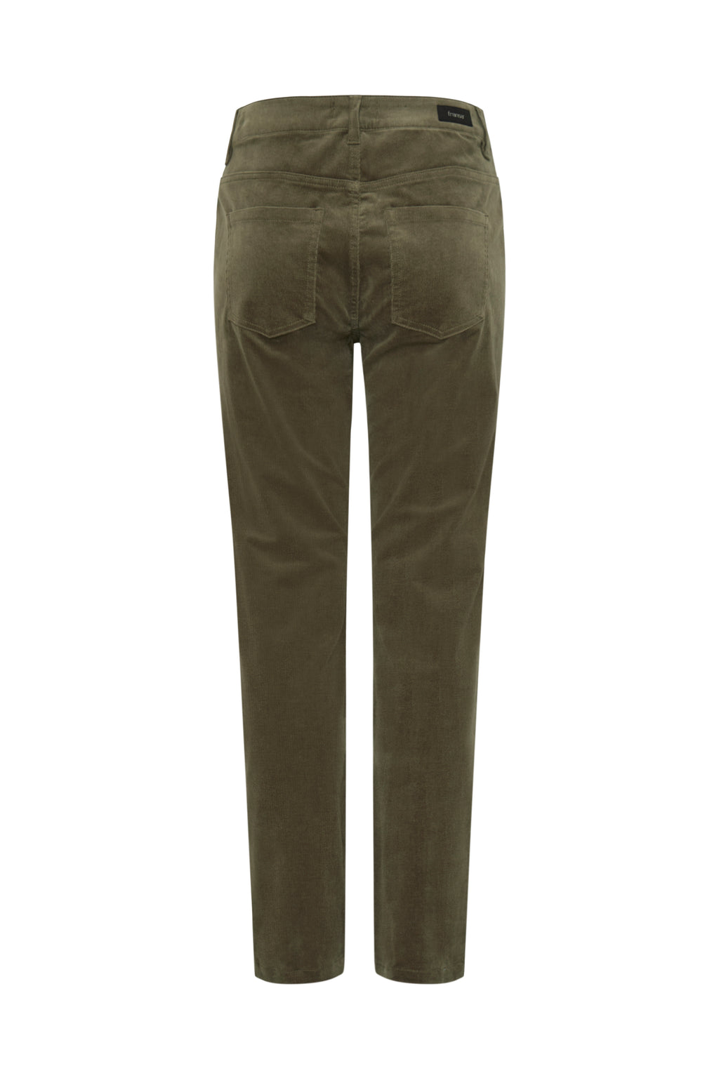 Fransa Tessa Cord Straight Leg Trousers – Olive