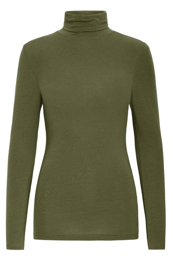 B.Young Pamila Roll Neck – Olive