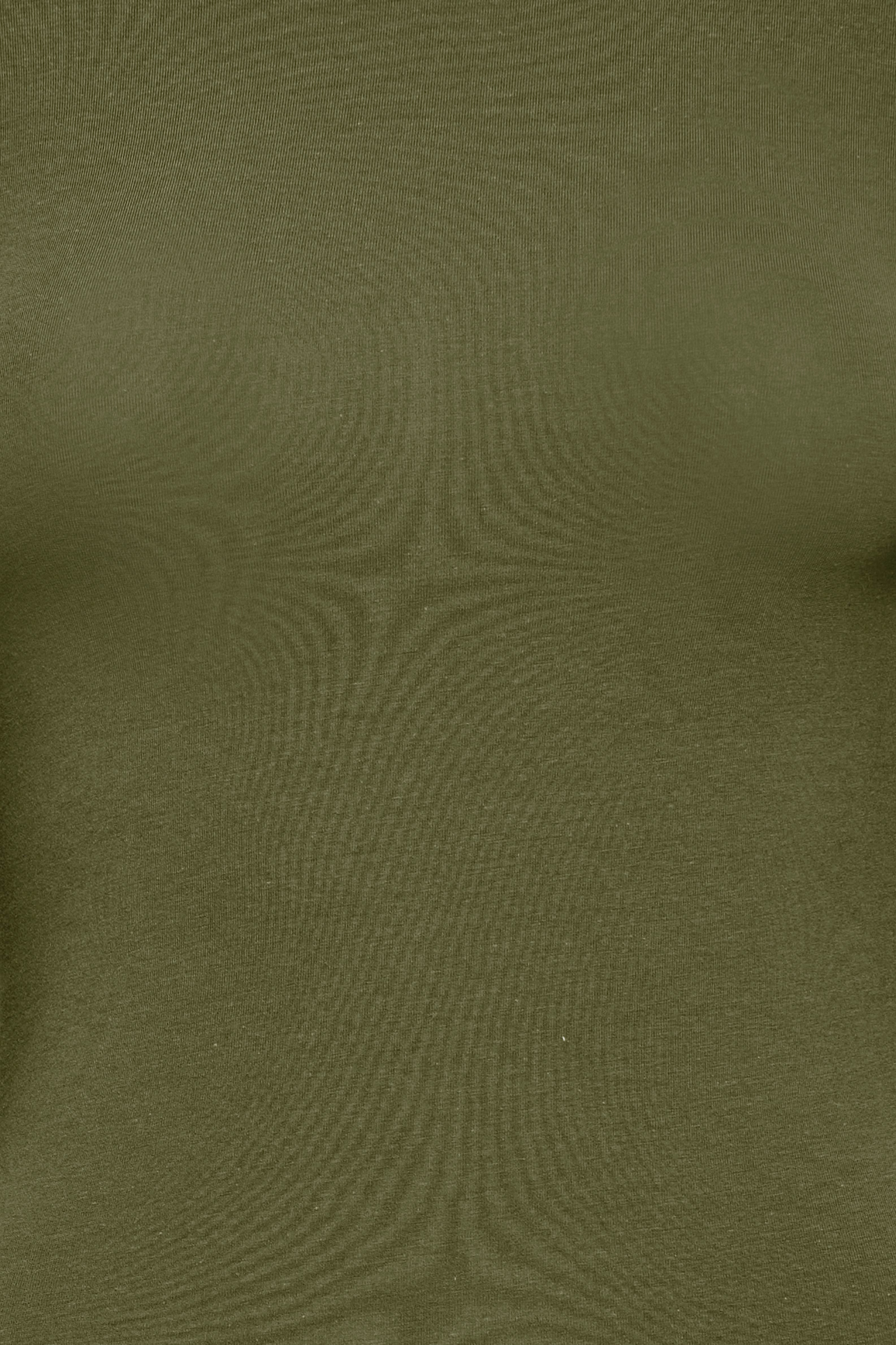 B.Young Pamila Long Sleeve Roll Neck Top - Khaki Green
