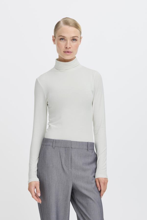 B.Young Pamila Roll Neck – Off White