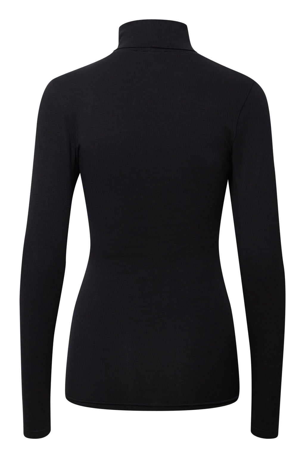 B.Young Pamila Long Sleeve Roll Neck Top - Black