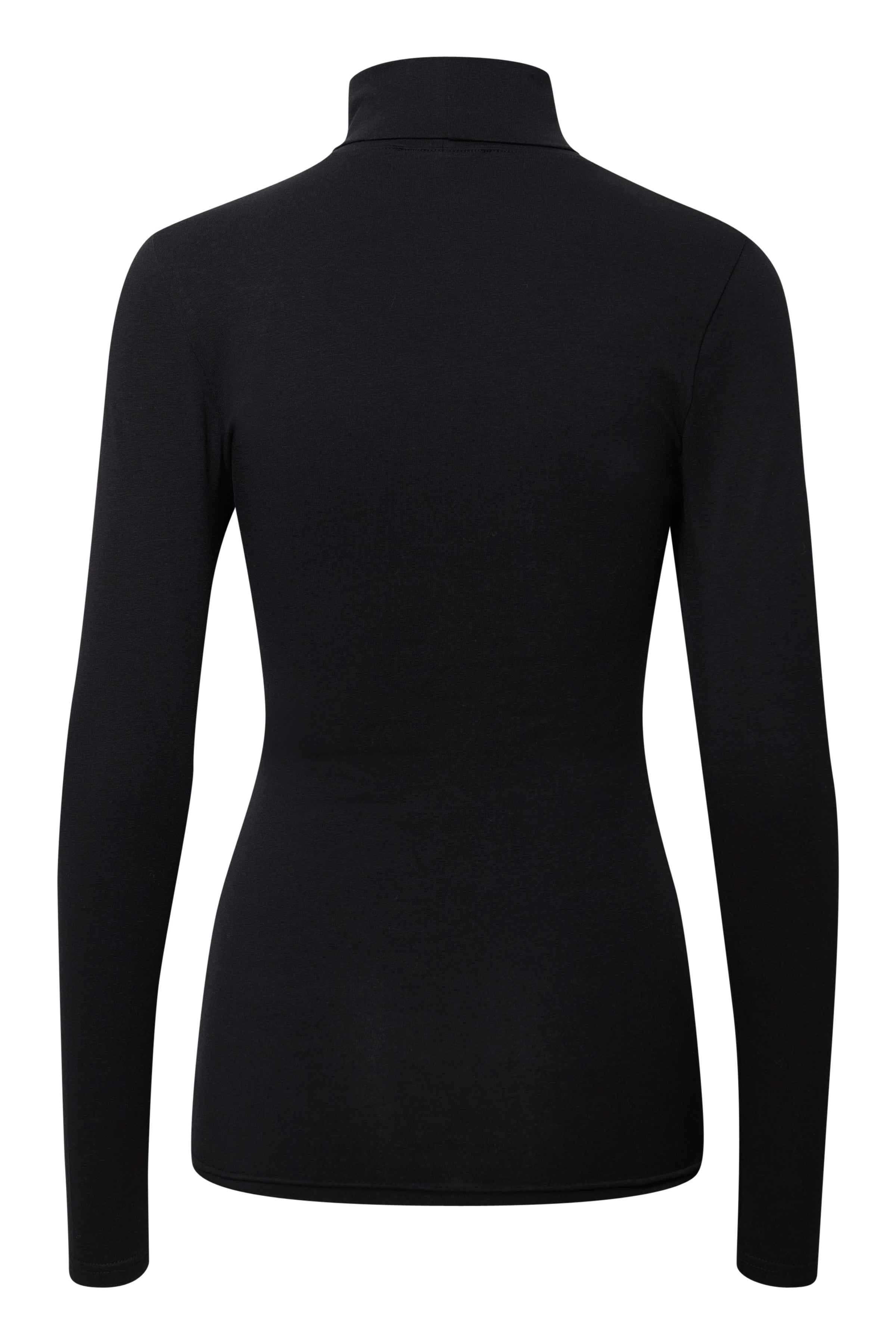 B.Young Pamila Long Sleeve Roll Neck Top - Black