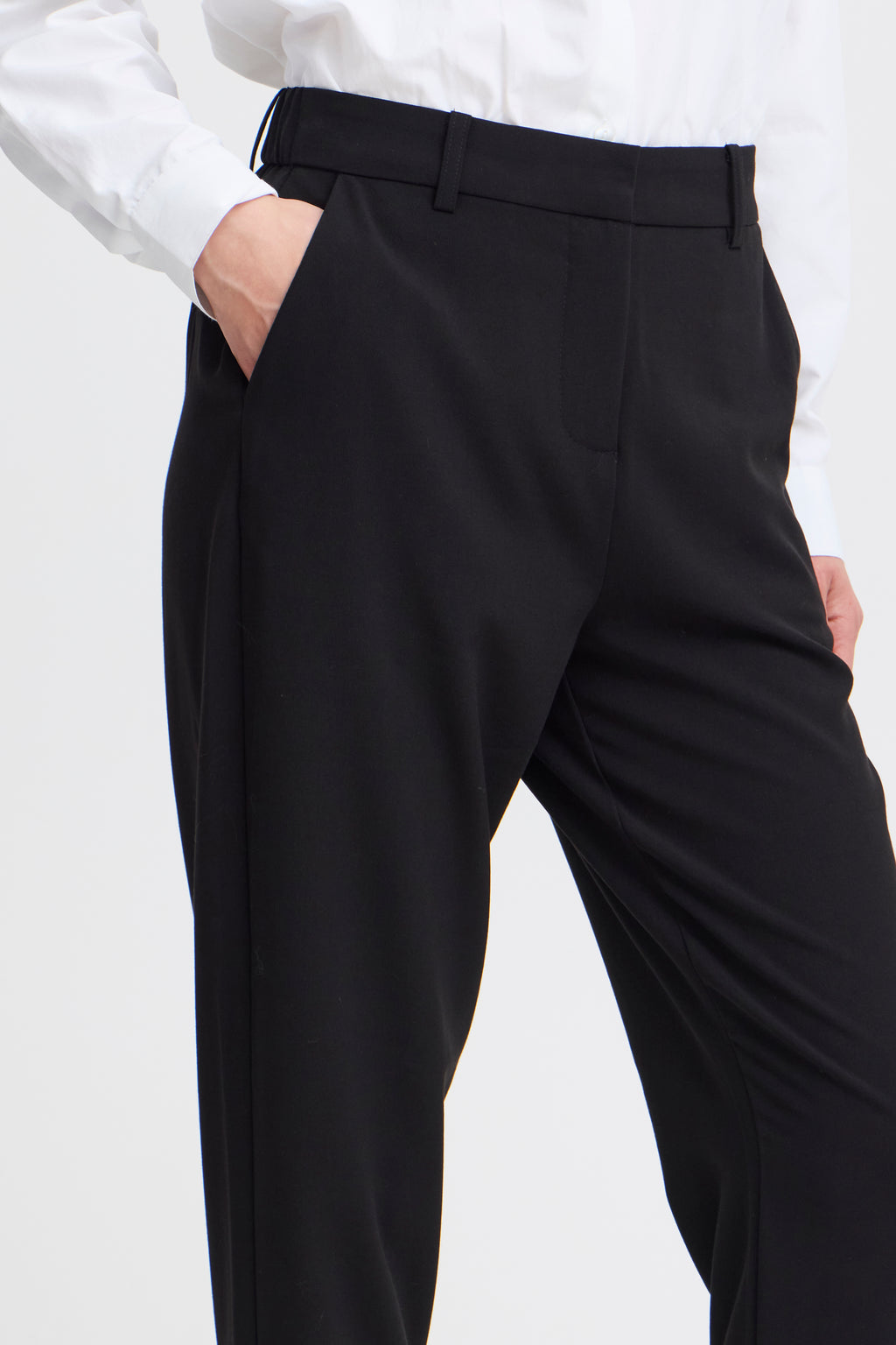 B.Young Danta Slim Leg Tailored Trousers - Short / Petite