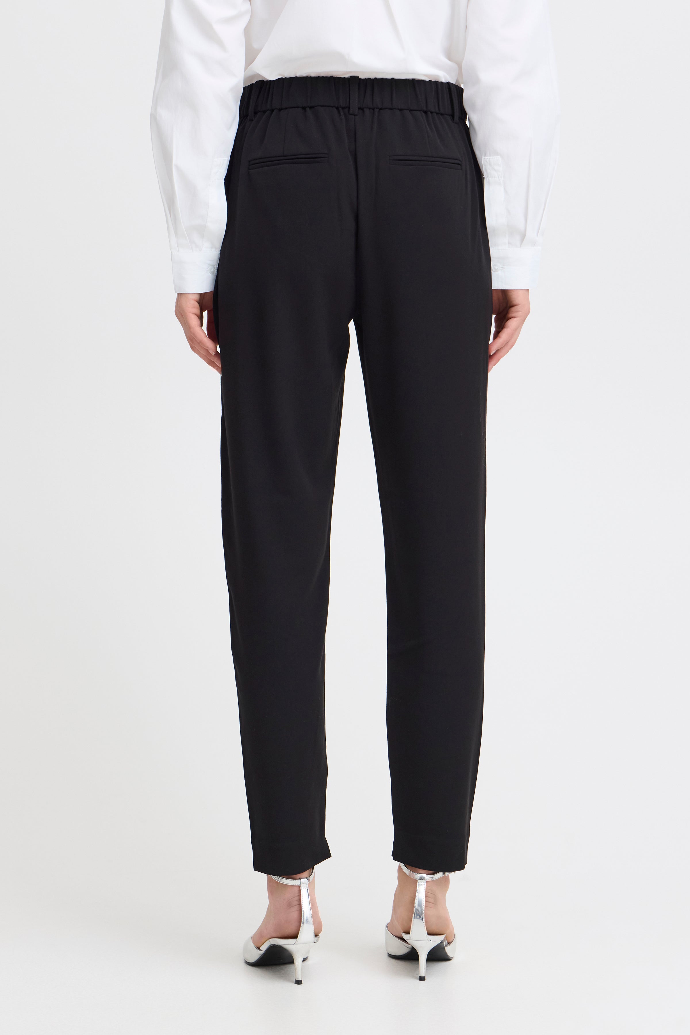 B.Young Danta Slim Leg Tailored Trousers - Short / Petite